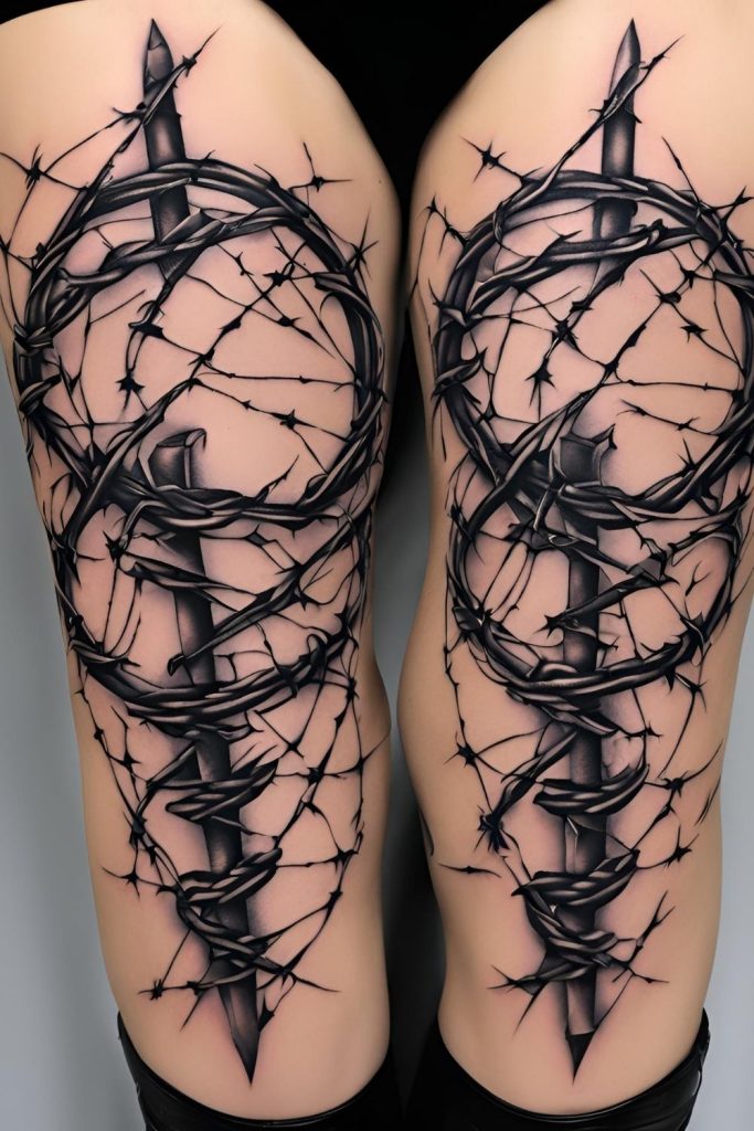Knee Tattoos for Women