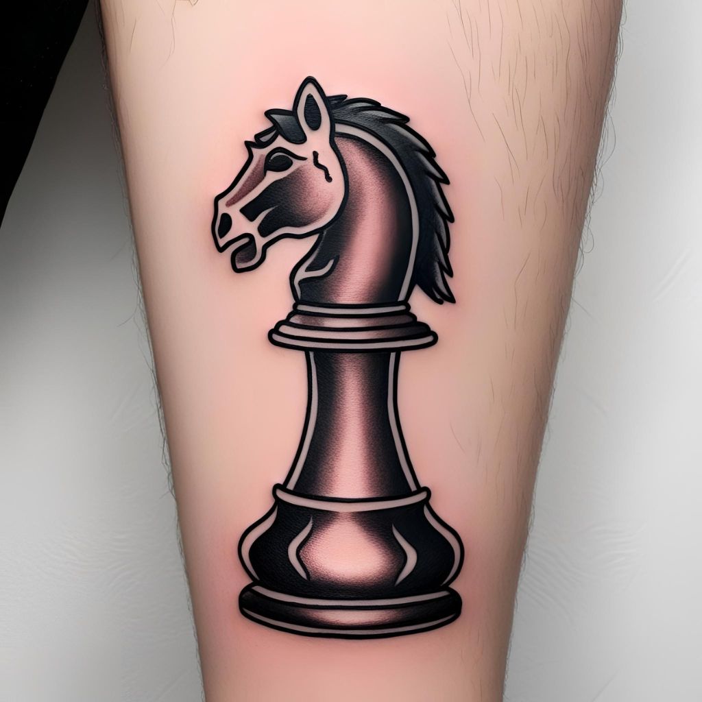 Knight Chess Piece Tattoo