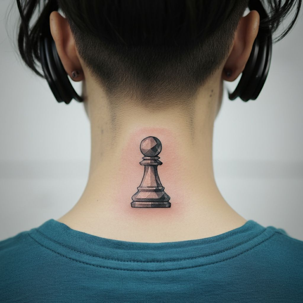 Pawn Chess Piece Tattoo