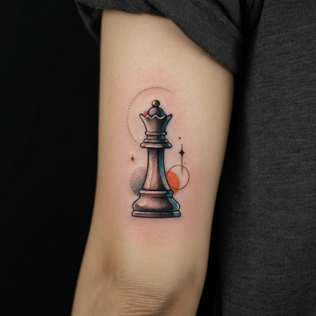 Chess Tattoo Small