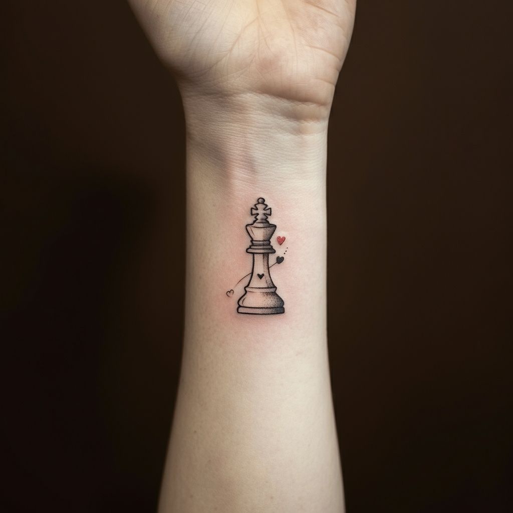 Chess Tattoo Small