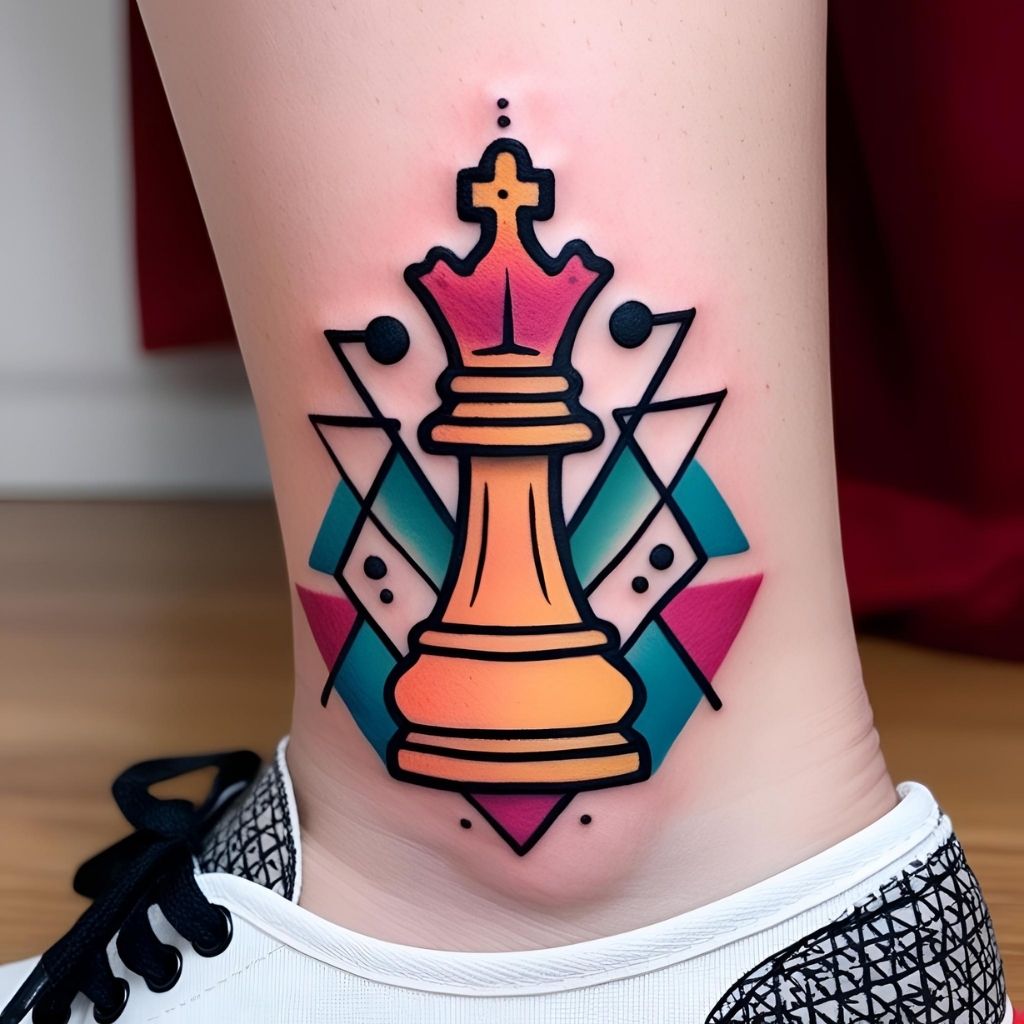 Unique Chess Tattoo