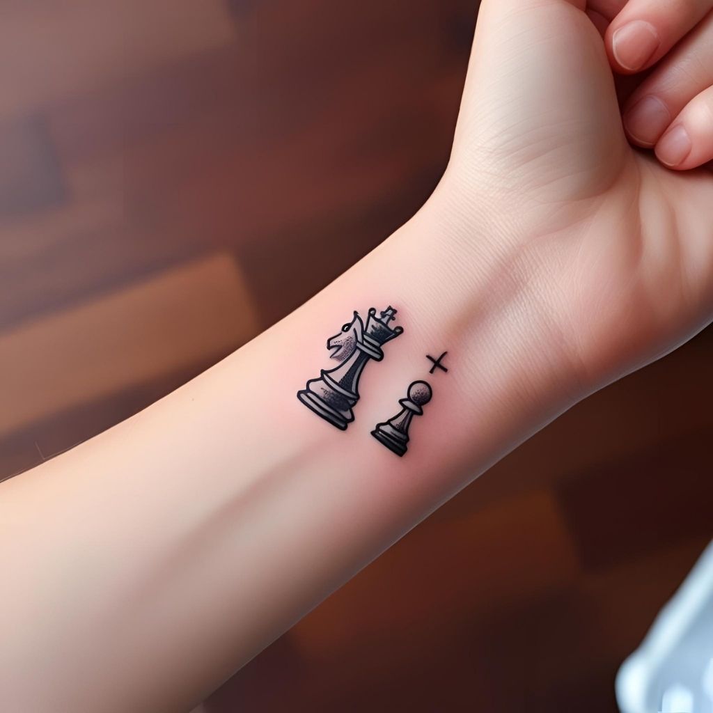 Unique Chess Tattoo